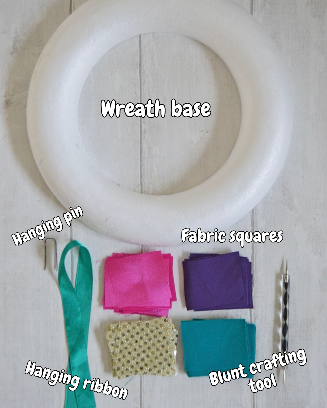 DIY Rag Wreath