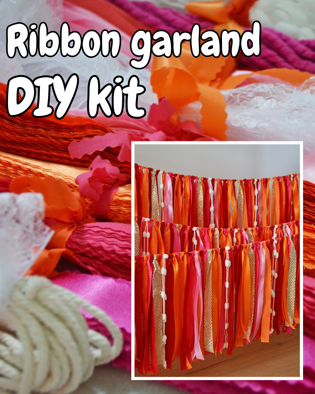 DIY ribbon garland kit - custom made – The Enchanted Dreamer