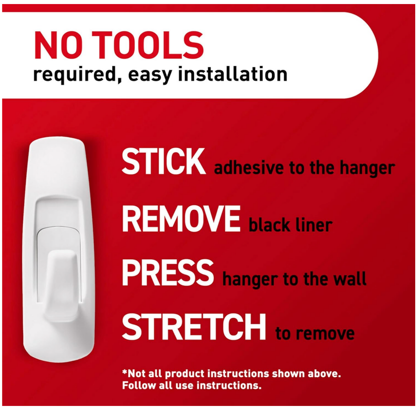 Large Self Adhesive Command Hooks
