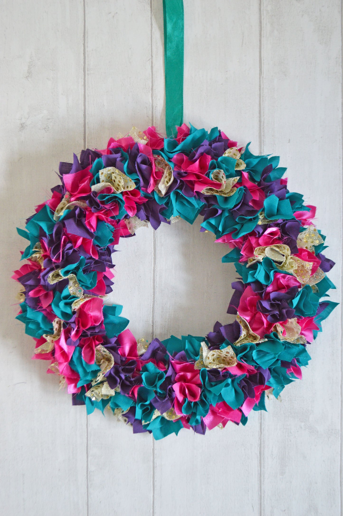 DIY Rag Wreath